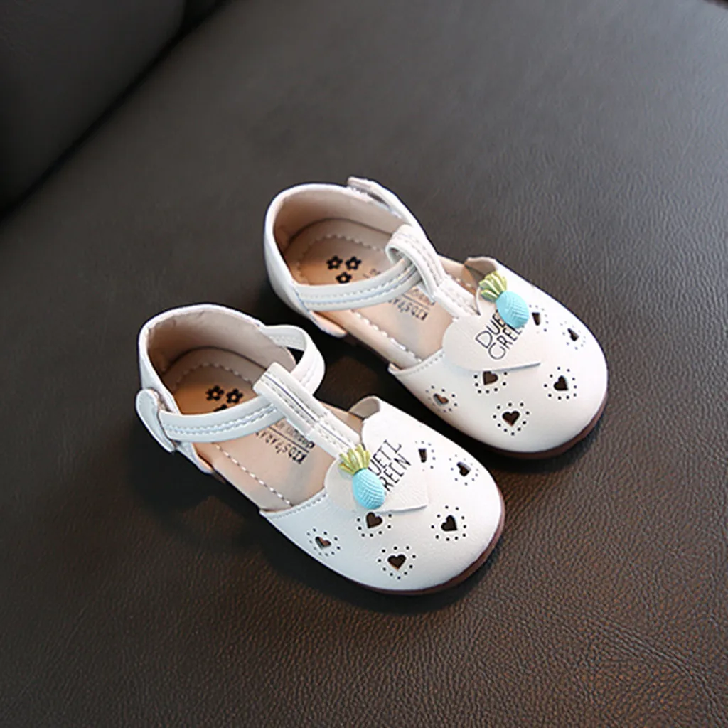 

JAYCOSIN Toddler Infant Kids Baby Girls Hollow Out Party Princess Leather Shoes Sandals Summer Soft bottom non-slip trend Sandal