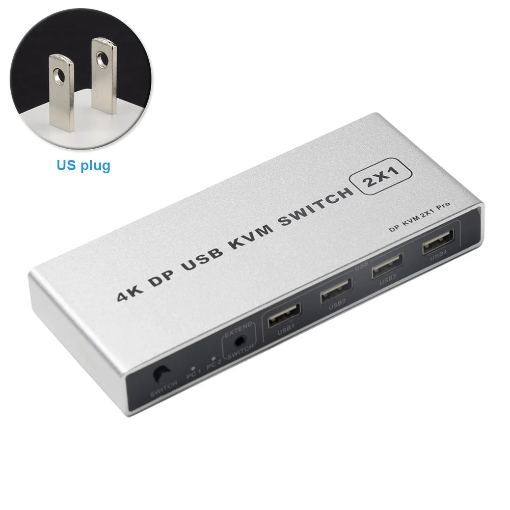 

Компьютер VGA USB-контроллер Подключение 1 выход двойной порт мышь Поддержка портов подключи и работай KVM переключатель стабильный монитор пор...