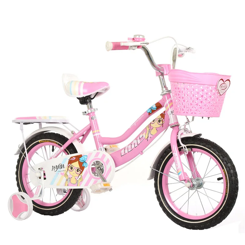 18inch pink 12/14/16/18 дюймов детский велосипед несколько цветов Детский велосипед студент велосипедная куртка из искусственной кожи для мальчиков и девочек светильник велосипед - Цвет: 18inch pink