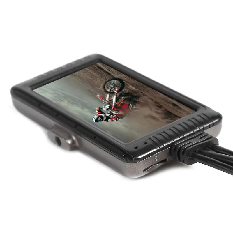 Мотоцикл dvr Dash Cam FHD 1080P+ 720P двойной объектив передний задний вид Водонепроницаемая экшн-камера на мотоциклетный шлем регистратор коробка хост