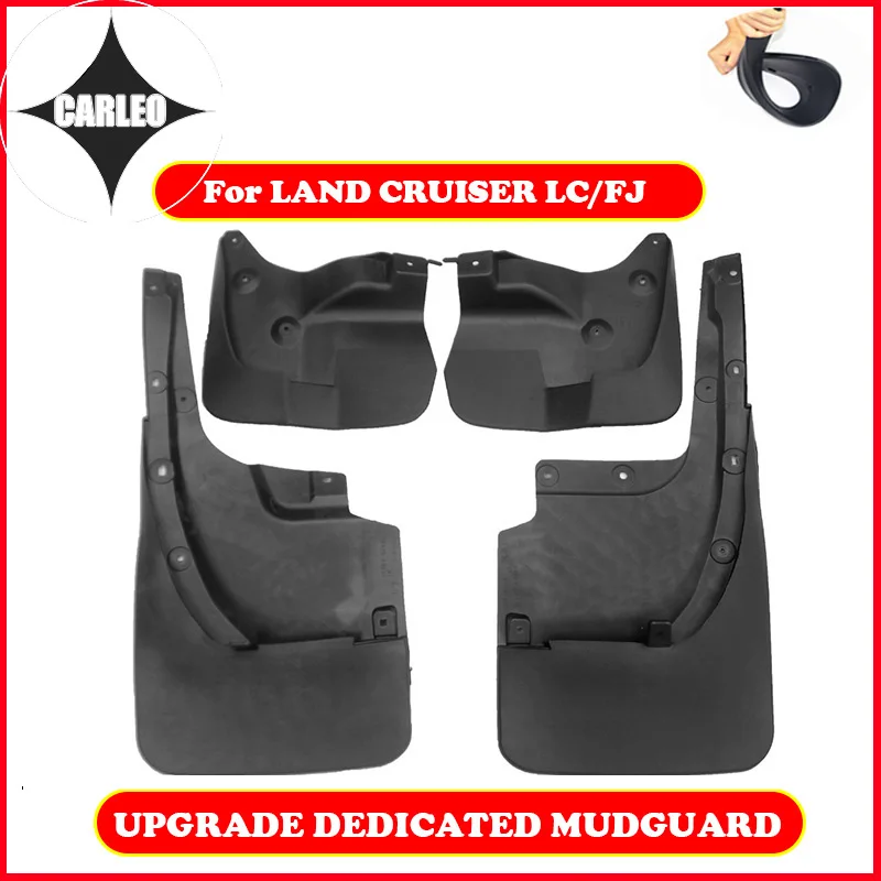 

Mudguard for Toyota Land Cruiser LC200 FJ200 PVC Front & Rear Fender Protector Car Mud Flaps Splash Mudflaps Upgrade Version