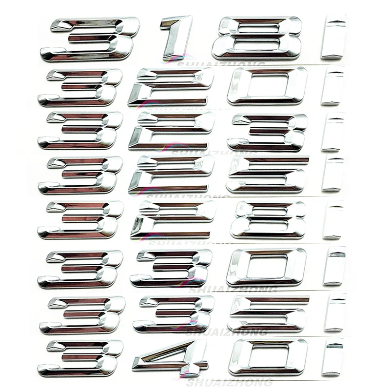 ABS 3D наклейка на задний багажник автомобиля значок Логотип наклейки письмо для 316i