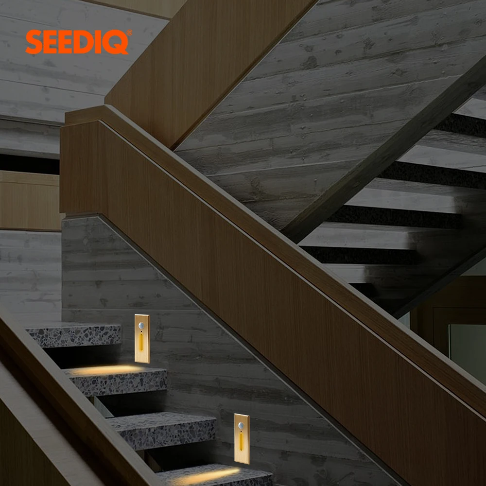 Встраиваемый светодиодный настенный светильник с пассивным инфракрасным