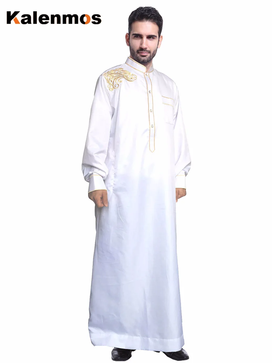 Для мужчин Костюмы Арабские накидки и таубы исламский кафтан кимоно длинный