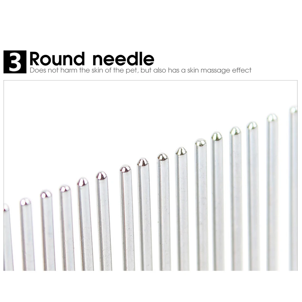 1 шт. расческа из нержавеющей стали для домашних животных кошек 19 см щетка ухода