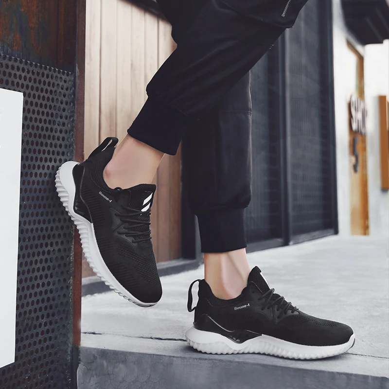 2019 модная мужская повседневная обувь дышащие кроссовки уличные носки на толстой