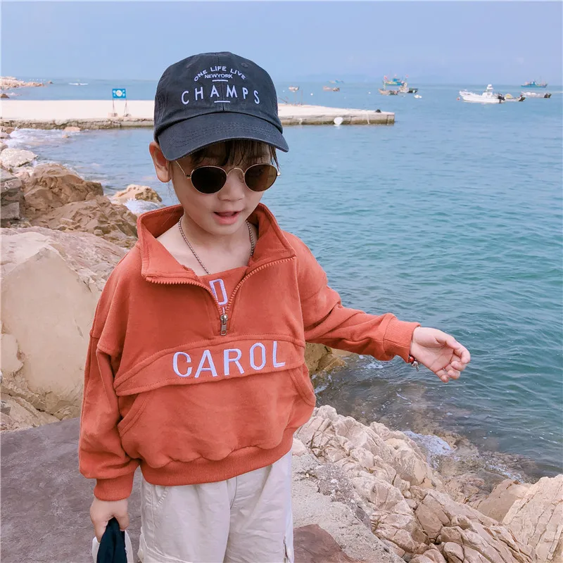 Осень 2019 Новое поступление Хлопковая универсальная толстовка на молнии с