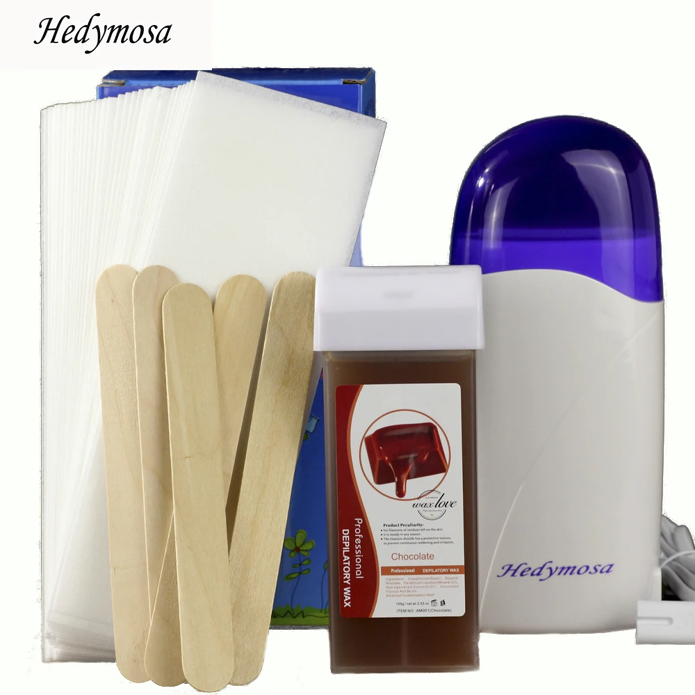 Набор для удаления волос с электрическим восковым нагревателем полоски эпилятор