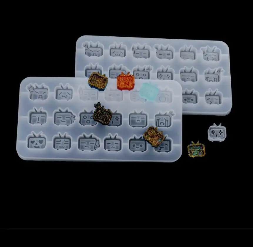 

Cute Pendants Silicone Mold Mini Cartoons TV Epoxy Resin Molds for DIY Crafts Key Chian Pendant Resin Jewelry Making Accessories