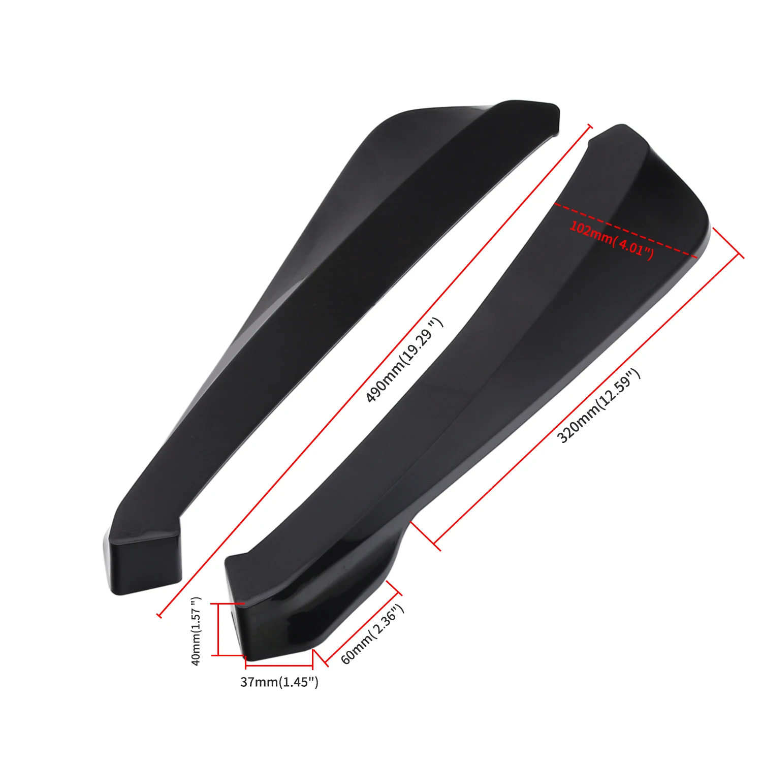 Разветвитель губ для заднего бампера автомобиля универсальные ласты бокового