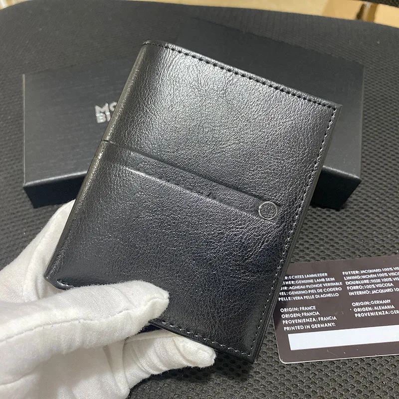 Кошелек MB из натуральной кожи для мужчин кредитница портмоне мужской бумажник с