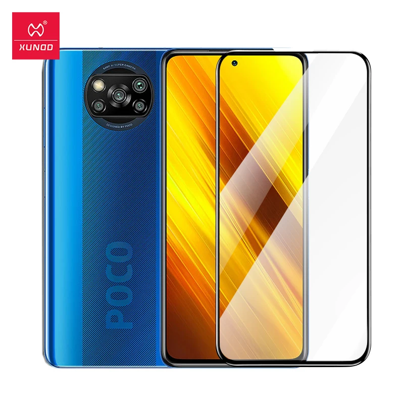 Защитные пленки для экрана Xundd Xiaomi POCO X3 M3 F3 Pro защитная полностью покрытая