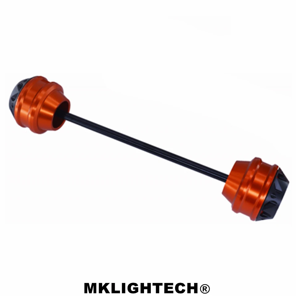 Mklighttech CNC Модифицированная Передняя и задняя вилка для мотоцикла, осевые ползунки, Защитная крышка для DUCATI Multistrada 620 2003-2006