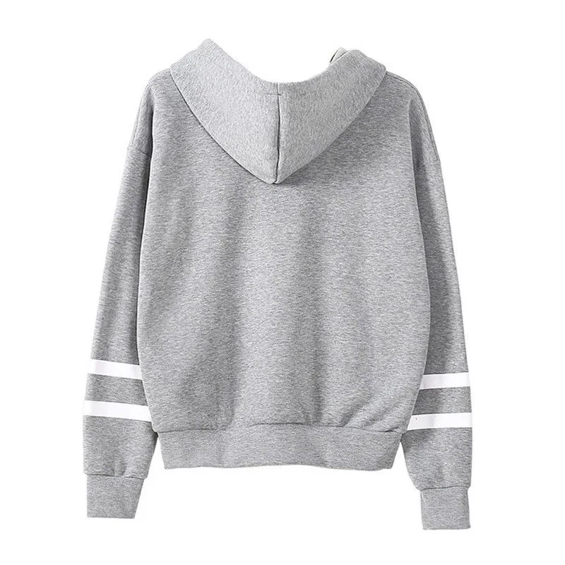 

Hot couple around the one-piece top Christmas print long sleeve round collar hoodie