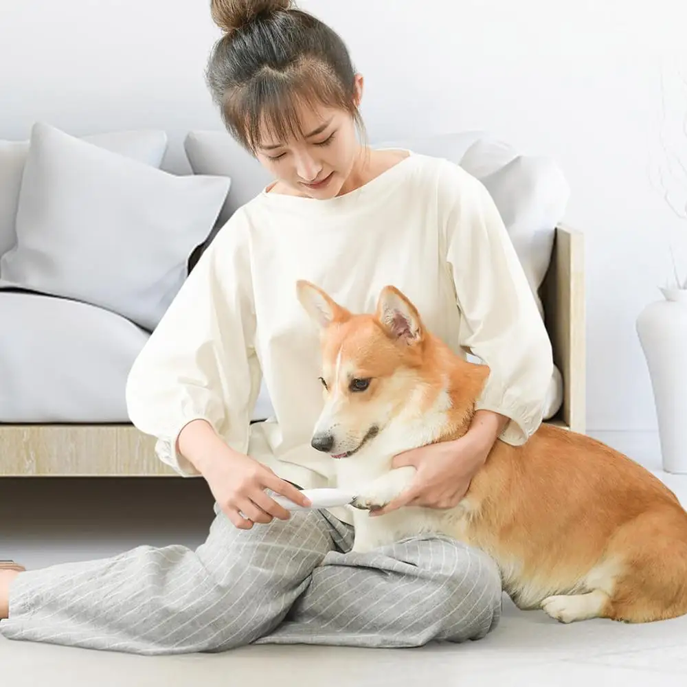 Xiaomi Pawbby Pets местная бритва триммер для волос предохранительный резак головка низкий уровень шума не прилипает волосы точный Триммер Уход за шерстью домашних животных