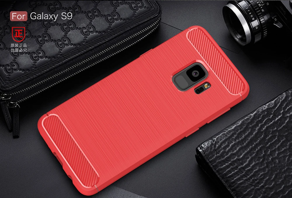 Для samsung Galaxy S9 S 9 Plus чехол из углеродного волокна чехол Полная защита чехол для телефона для samsung S9+ чехол противоударный бампер оболочка