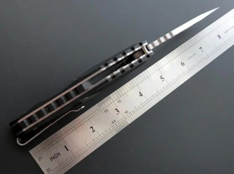 Складной нож EF48 440C карманный Клинок с рукояткой из G10 для ежедневного
