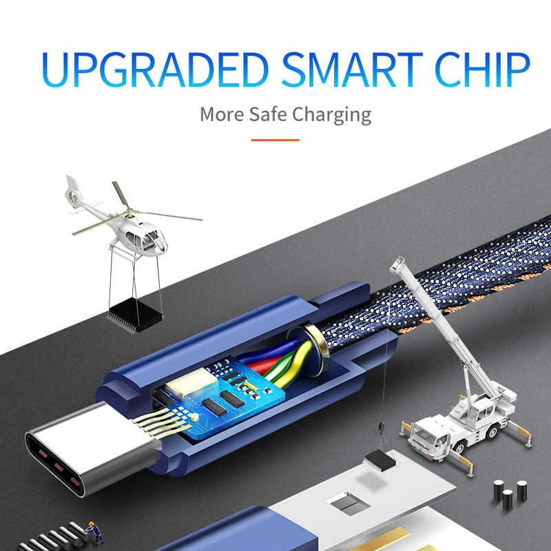 Кабель Micro USB для быстрой зарядки, кабель Micro USB 3A для samsung, huawei, Xiaomi, xiomi, iRedmi, зарядный кабель для телефона, шнур Microusb