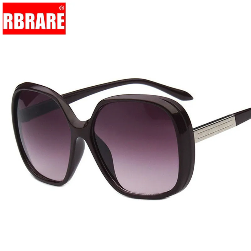 RBRARE 2021 Vontage Oversize Sunglasses Women Brand Designer Gradient Lens Travel Sun glasses UV400 Oculos De Sol Feminino | Аксессуары