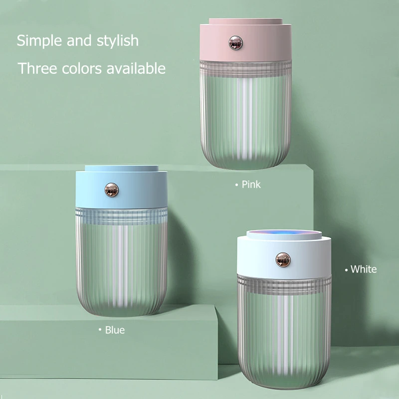 

Mini Air Humidifier Purifier USB Ultrasonic Aromatherapy Humidificador Car LED Light for Home Office Mist Maker Aroma Diffuser