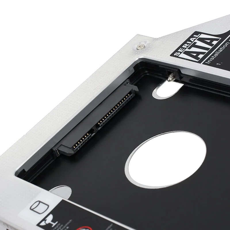 2nd SATA Optibay HDD Caddy 9.5mm,12.7mm 9mm Laptop 2.5 SSD Hard Drive Tray DVD Bracket Adapter for Macbook Pro HP Acer ASUS Dell images - 6