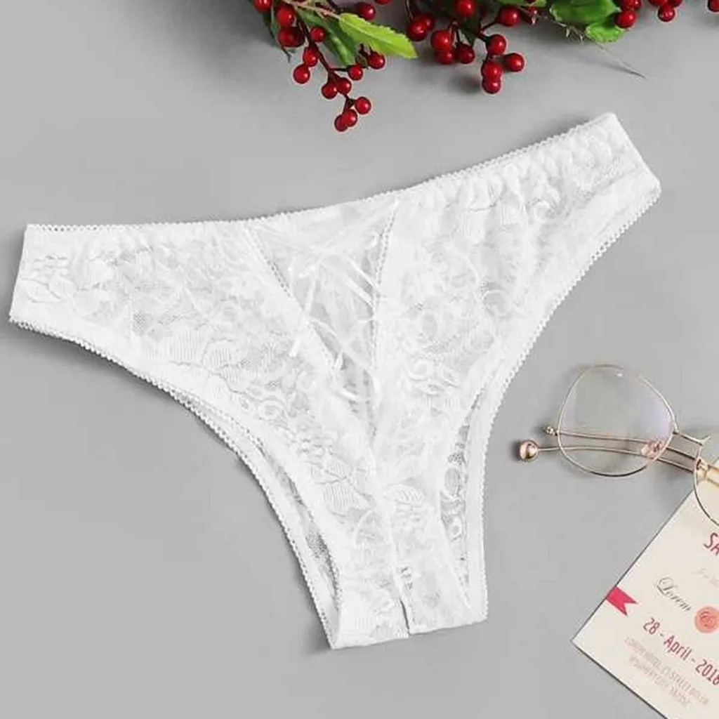 SAGACE Sleepwear Women Floral Lace Sexy Underwear Open Crotchless Erotic Lingerie G-string Low Waist Nightwear | Тематическая