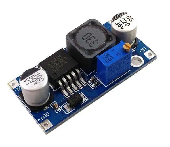 5 шт./лот XL6009 DC-DC boost Модуль блока питания модуль регулятора выводит регулируемый