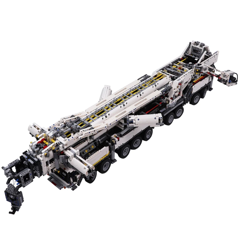MOC большой кран либхер LTM11200 RC игрушка строительный блок с PF дистанционного управления транспортного средства техника - Цвет: Electric Liebherr