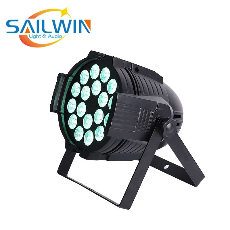 

BIG DISCOUNT Casting Aluminum 18X15W 5in1 RGBAW LED Par Light With DMX Powercon ForDJ Event Club Bar DMX DJ Stage Light