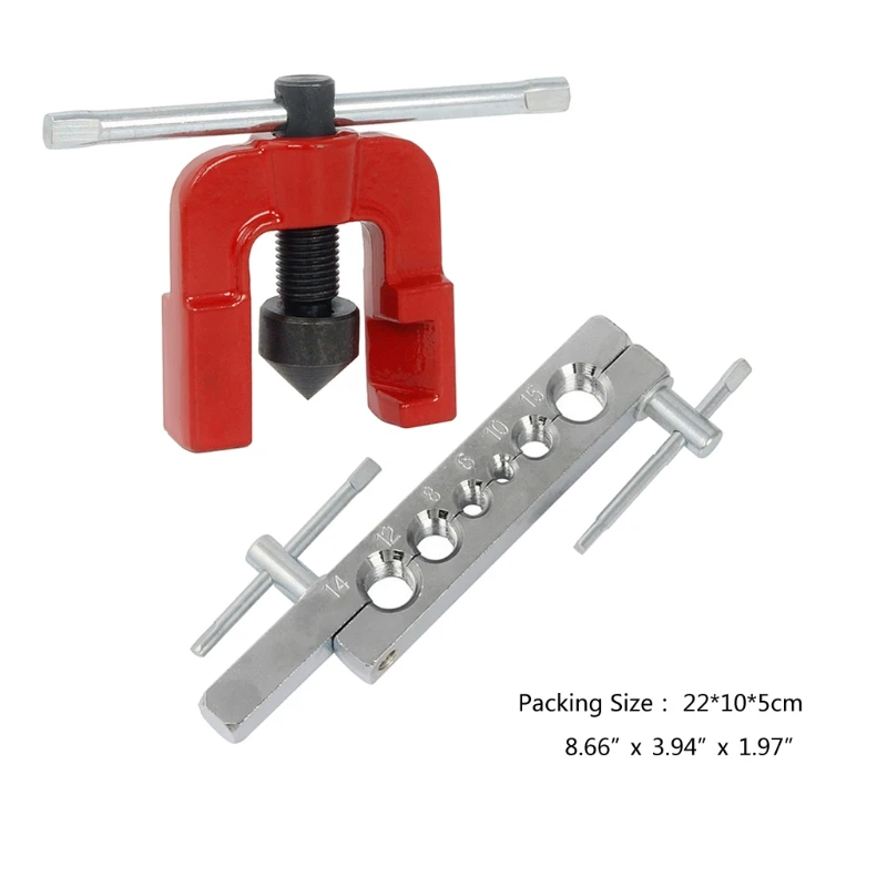 

Tubing Pipes Flaring Tools Set Manual Pipes Expander Metric/Inch Expansion Mouthparts Device For Copper Tube Flaring Tools