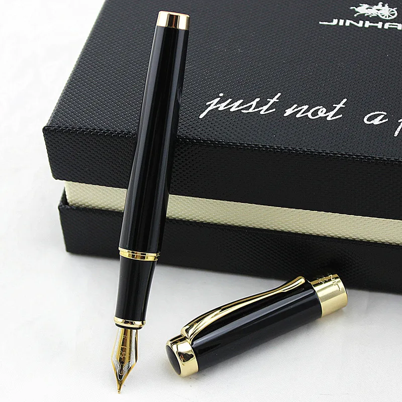 Jinhao 1200 черные цветные школьные принадлежности для бизнеса офиса Средний 0 6-0 7 мм