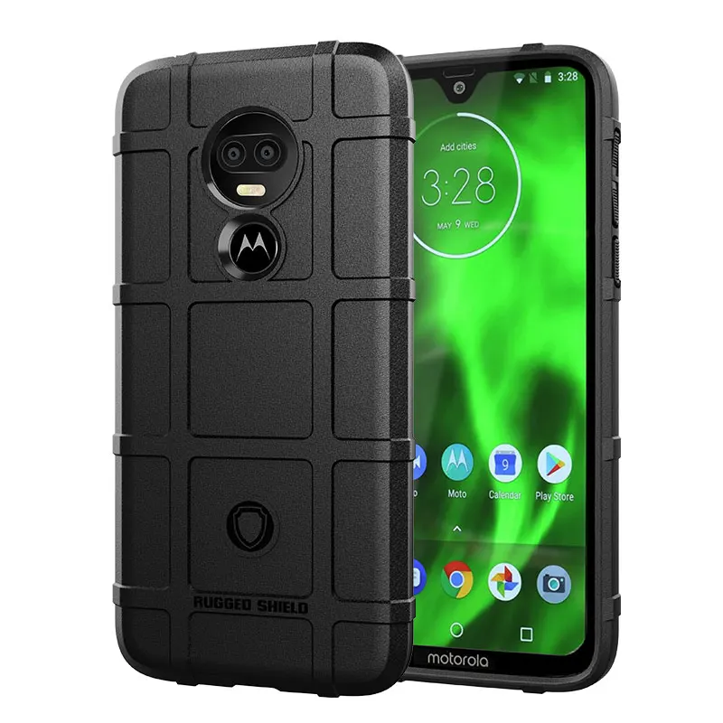 For Motorola Moto G7 G6 Power Plus Play EU US E6 Military protection Anti-fall Hard TPU Case T-Mobile Revvlry |