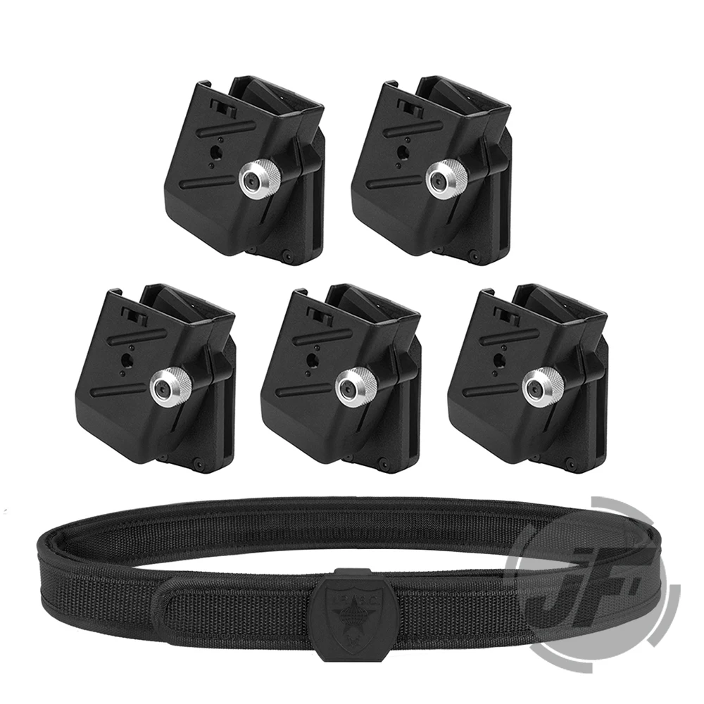 IPSC USPSA IDPA Competition High Speed Shooting Inner & Outer Belt w/ 5x Universal CR Shooter's Pistol Magazine Pouch | Спорт и