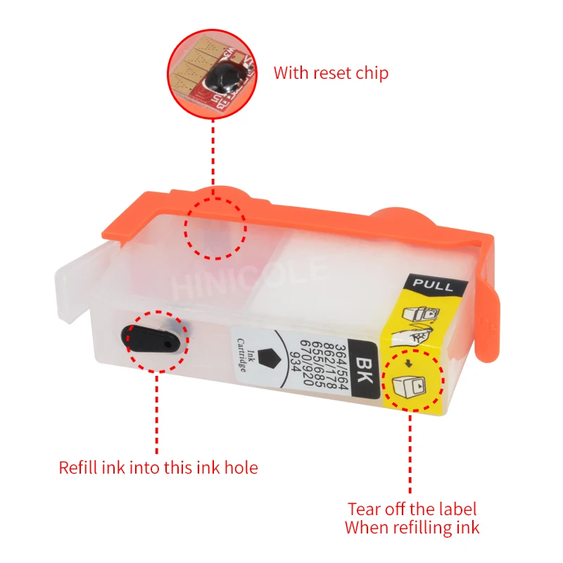 Картридж для hp 655 многоразовый 4 цвета универсальный | Компьютеры и офис