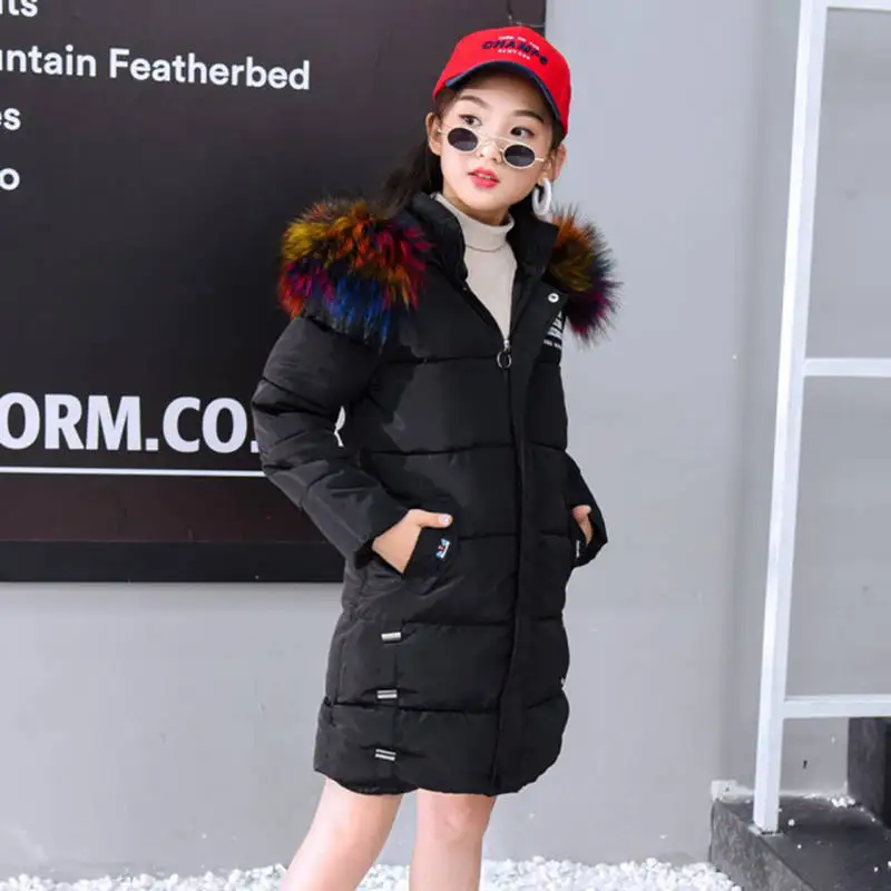 Детская зимняя хлопковая теплая куртка весенняя с хлопковой подкладкой парка