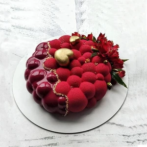 Силиконовая форма SHENHONG для торта, форма для мусса, 2 стиля, форма в форме облака для десерта, для выпечки, форма-пузырь, форма для маффинов, декоративный инструмент