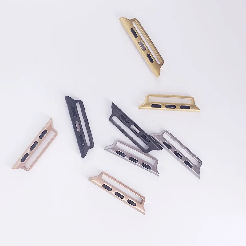 Разъем-адаптер из нержавеющей стали для Apple Watch band Series 6 SE 5 4 3 2 1 ремешок iwatch 42 38 44 40