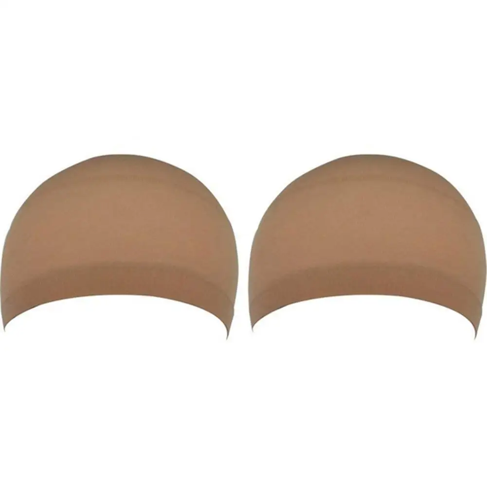 

2Pcs Hair Net Making Caps Elastic Lace Bandage Hairnet Breathable Mesh Wig Hat Soft Nylon Stretch Cap Wig Cap & Hairnets