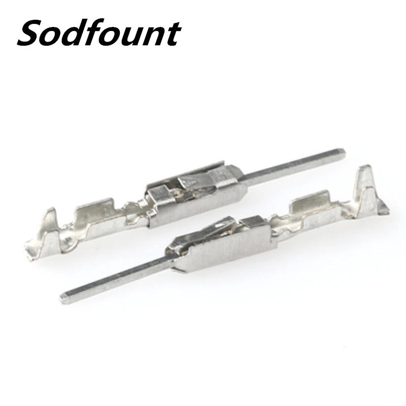 100 шт, H62, латунная Луженая, 0,6 мм, автомобильный разъем, Женский терминал, автомобильная клемма × A