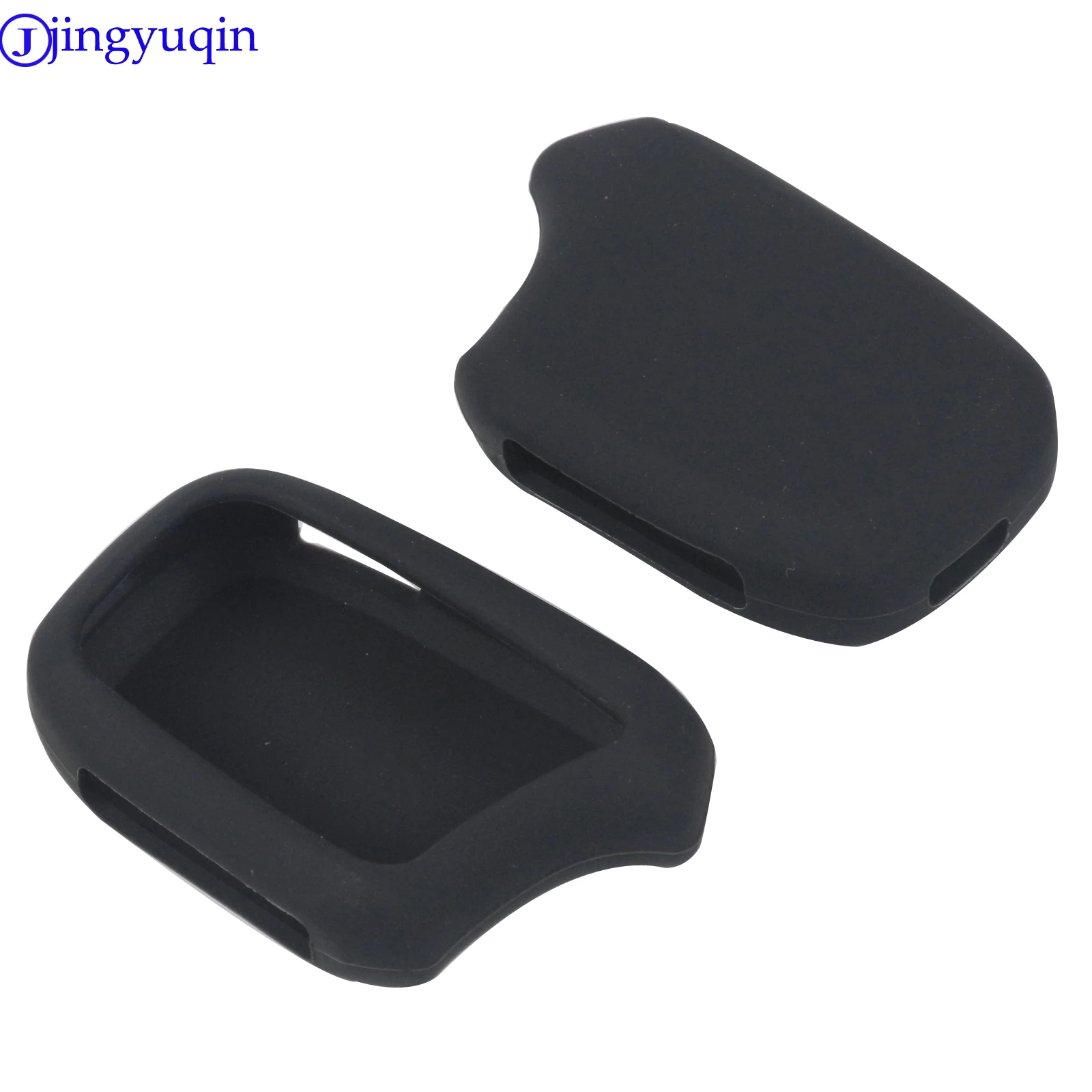 

jingyuqin Silicone Key Cover for MAGICAR KOREA Car Auto Security Alarm Two Way Remote Controller Rubber Key Case Car-styling