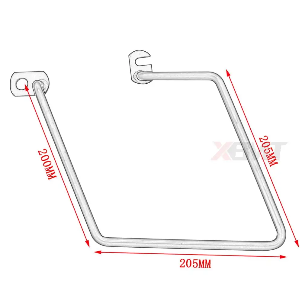 Мотоциклетная однотонная подседельная сумка кронштейн боковое Крепление