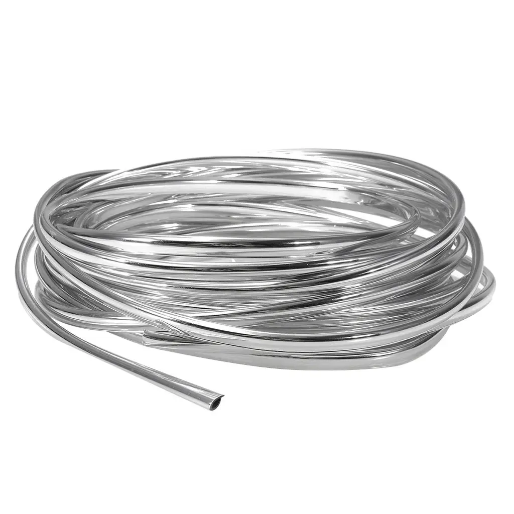 

Гибкая искусственная кромка 6 м Защита от царапин защита краски молдинг отделка серебро