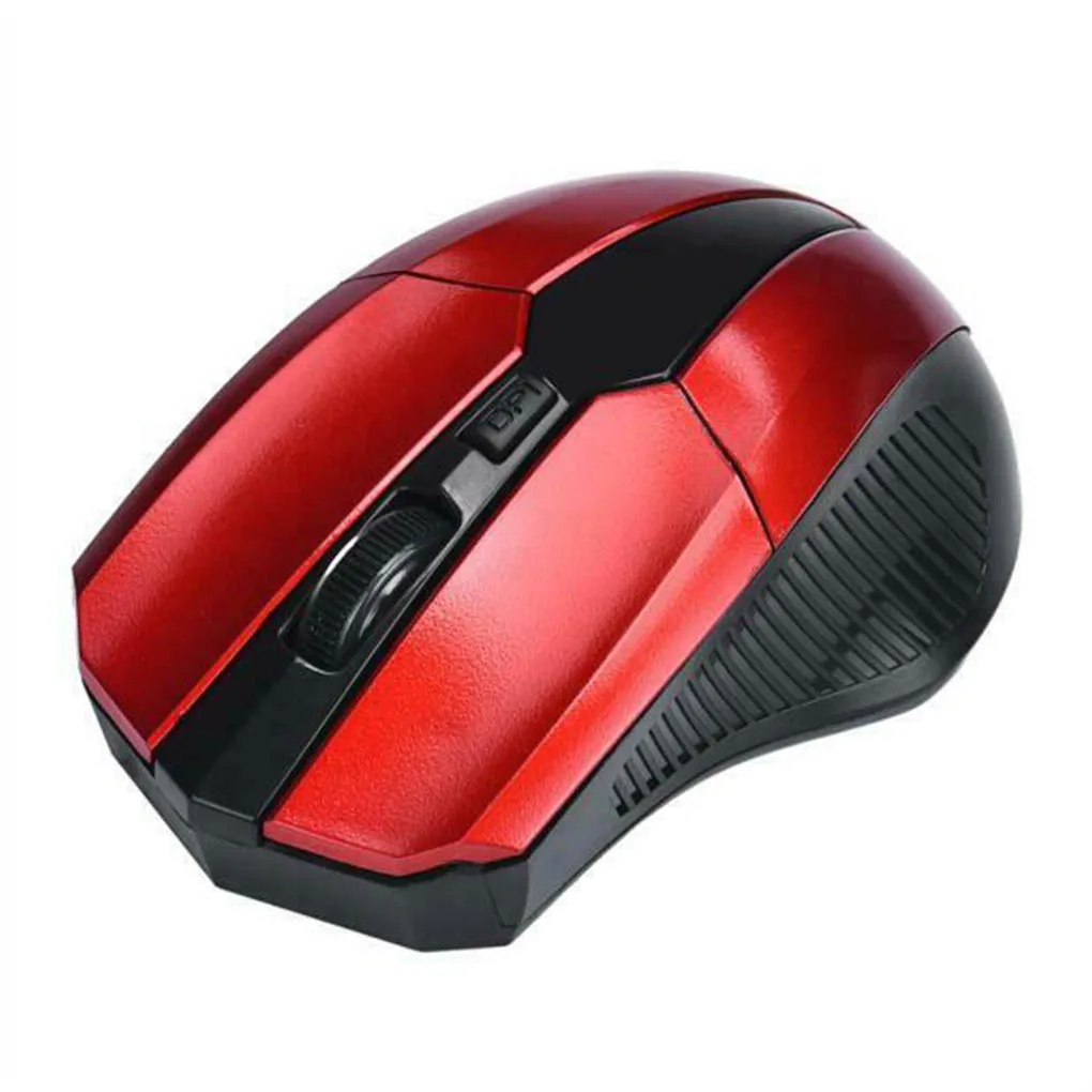 

2 4Ghz Wireless Mouse 1200DPI Adjustable Home Office Computer Game Optical Gaming Cordless Mice Gray