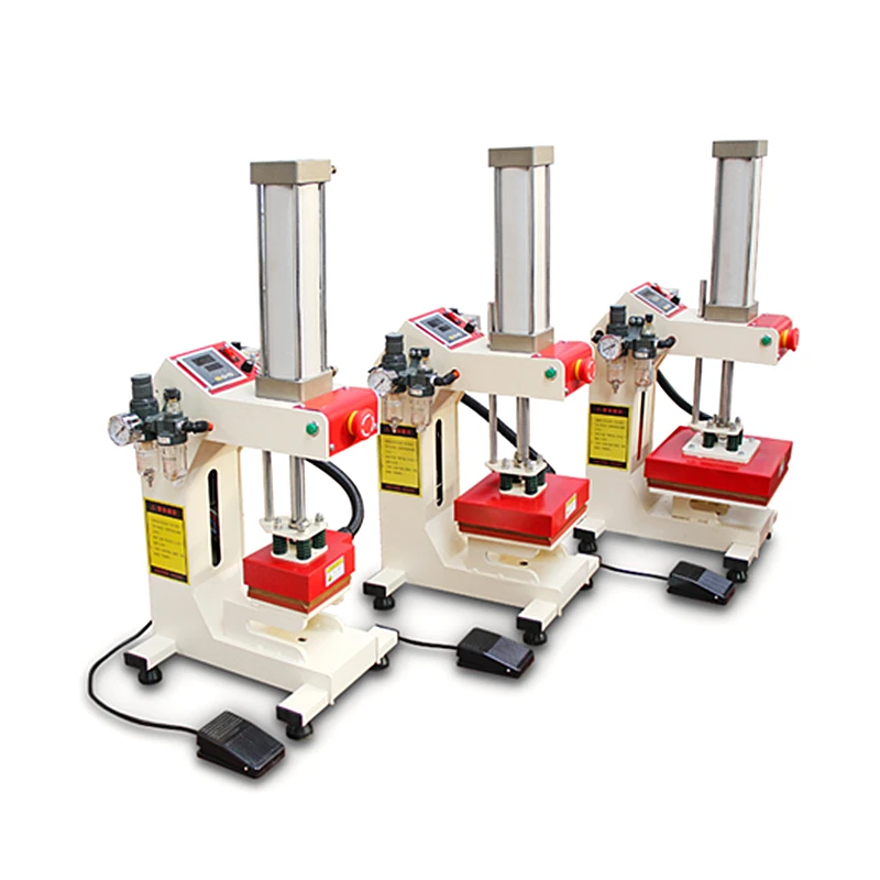 

T Shirt Heat Transfer Printer Heat Press Machine Pneumatic Automatic T-shirt Printing Machine For Logo Brand Leather Mouse