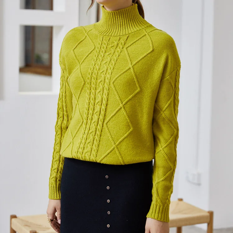 

Autumn women's knitted sweater 2020 Korean version loose style Korean Dongdaemun ladies thickened warm ladies sweater women