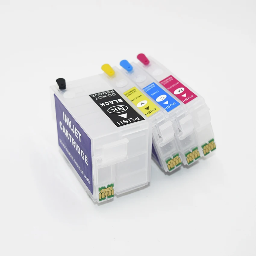 Пустые Заполняемые чернильные картриджи T27XL с чипом для Epson T2711 T2714 WF 3620DWF 3640DTWF 7110DTW