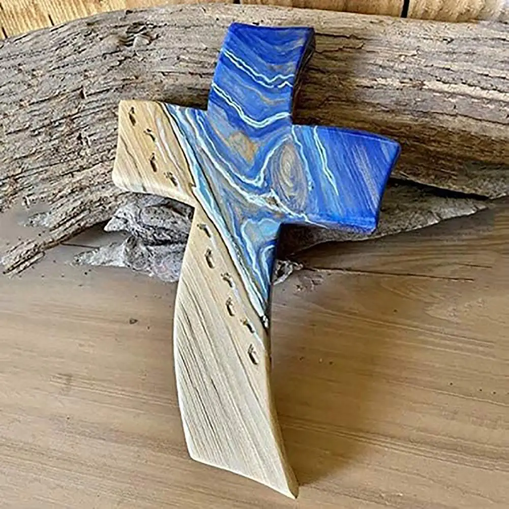 

Pendant Decorative Creative Lightweight Wooden Cross Hanging Pendant Ornament for Daily Used Home Art Decoration Ornament Crafts