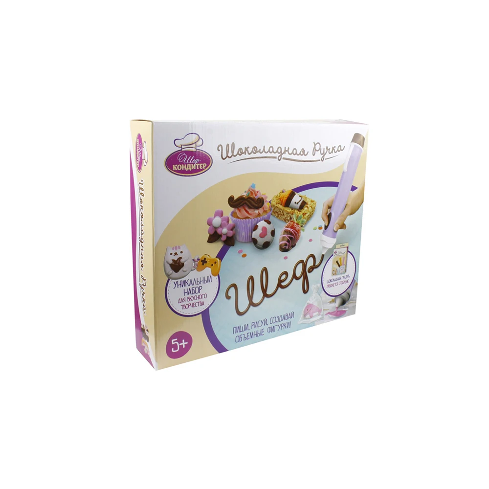 Набор Шоколадная ручка с глазурью &quotШЕФ КОНДИТЕР&quot Игрушка для мальчиков и