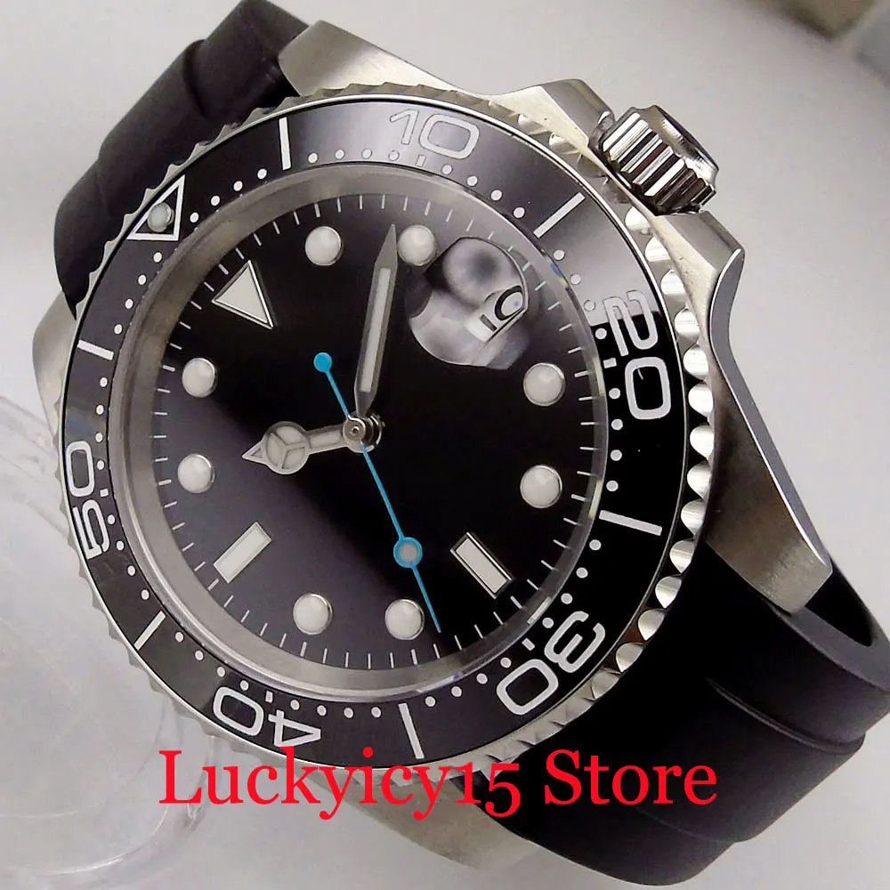 Новые стерильные механические мужские часы 24 Jewels NH35 MIYOTA 8215 Move для мужчин t