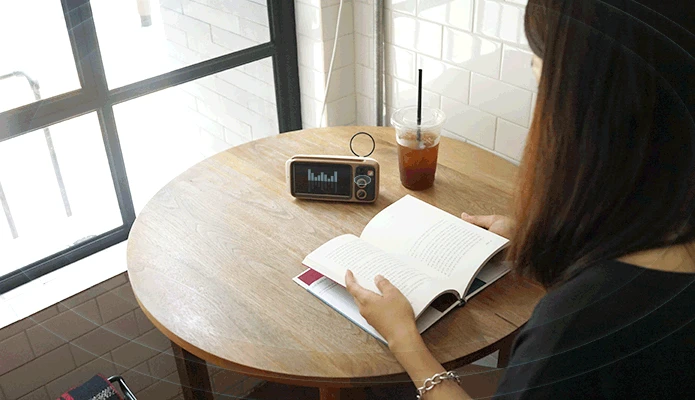 3 в 1 беспроводной Peaker Ретро ТВ мини портативный Bluetooth бас динамик держатель мобильного телефона стенд динамик ретро фоторамка подарок